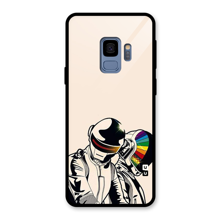 Rainbow Radio Glass Back Case for Galaxy S9