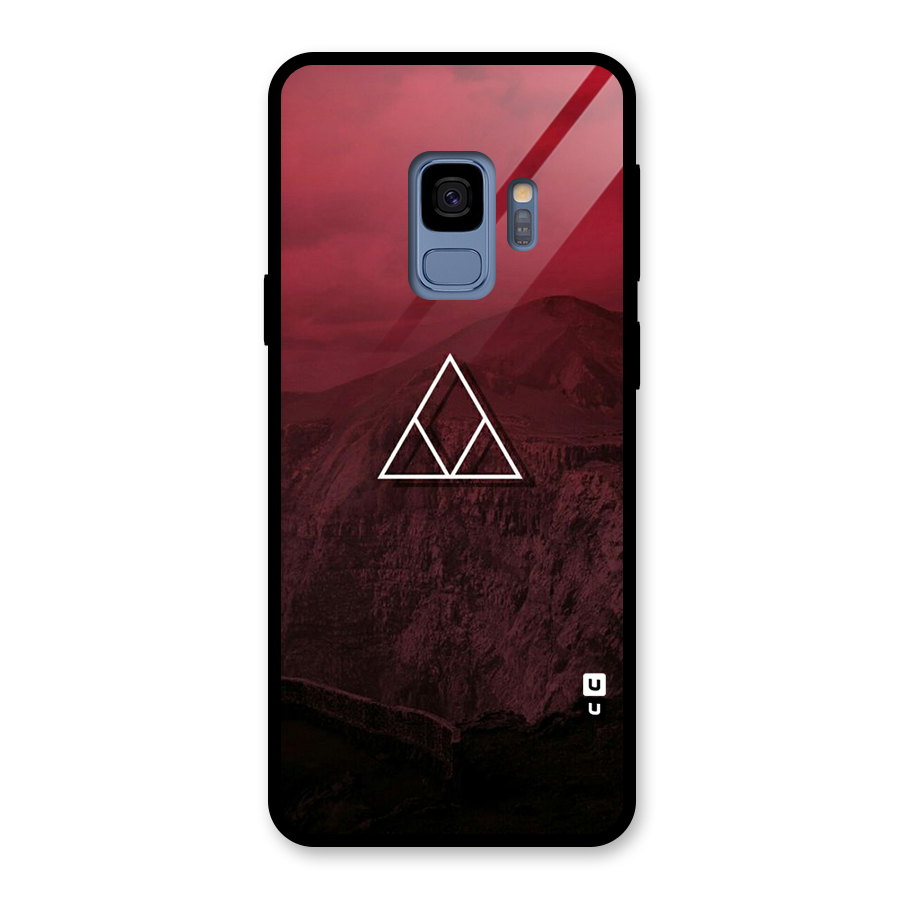 Red Hills Glass Back Case for Galaxy S9