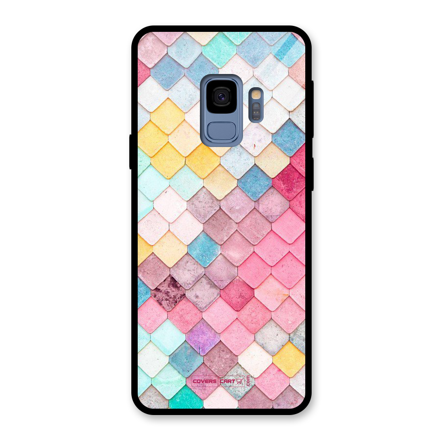 Rocks Pattern Design Glass Back Case for Galaxy S9