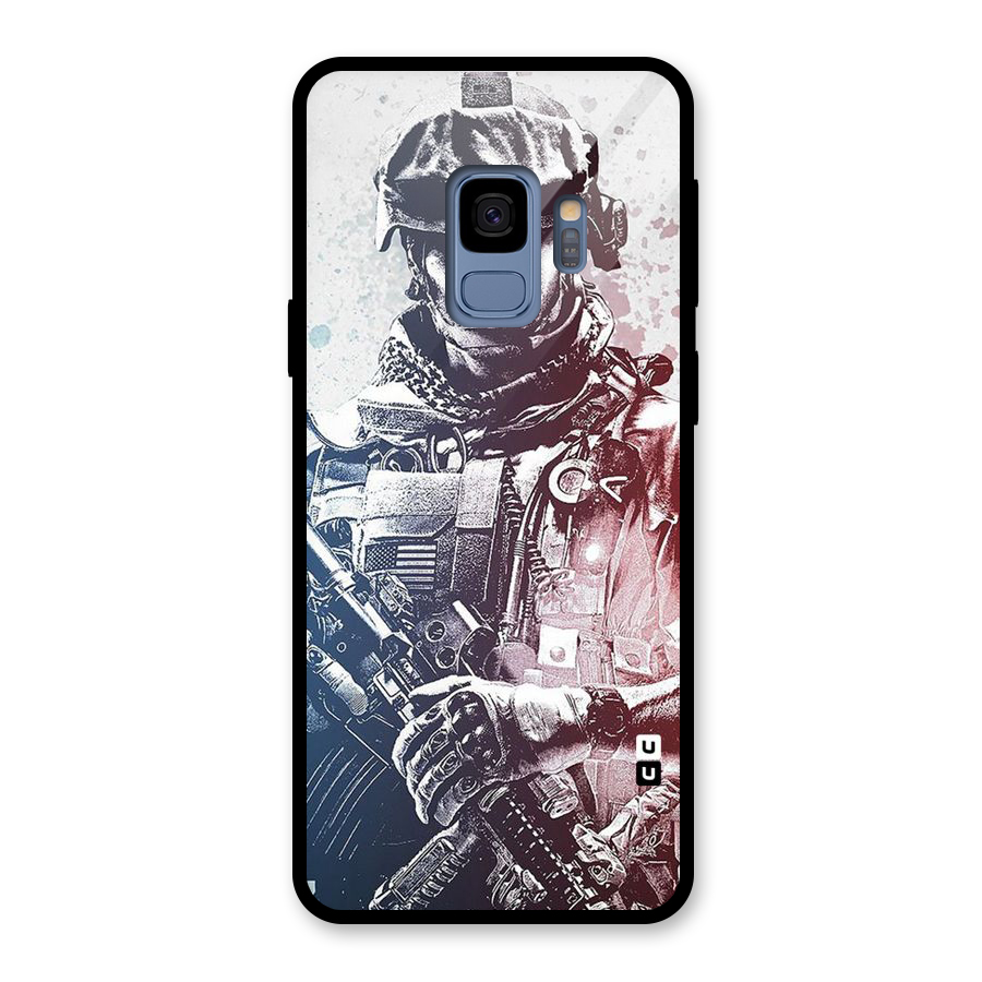 Saviour Glass Back Case for Galaxy S9