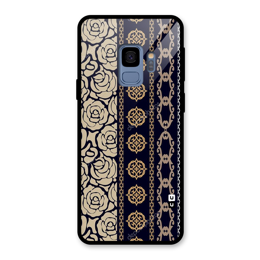 Seamless Pattern Glass Back Case for Galaxy S9