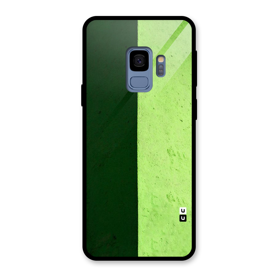Shades Half Glass Back Case for Galaxy S9