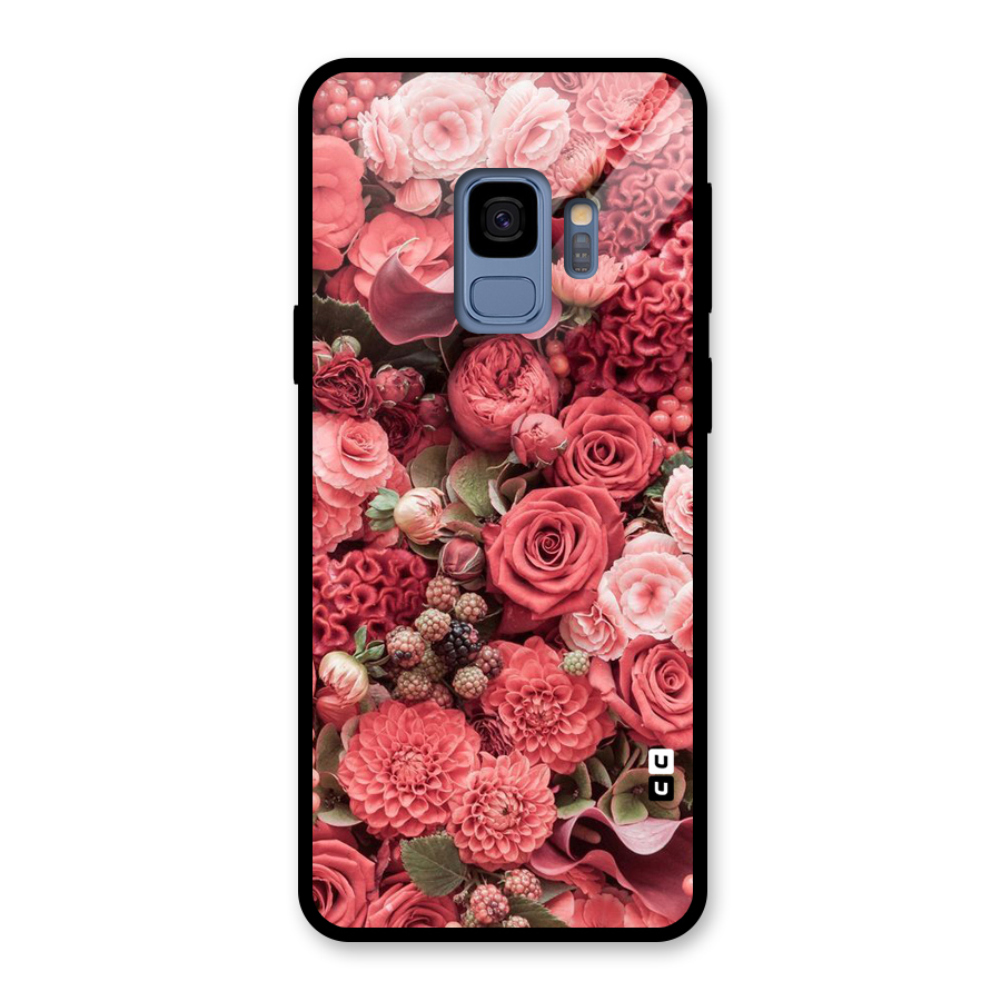 Shades Of Peach Glass Back Case for Galaxy S9