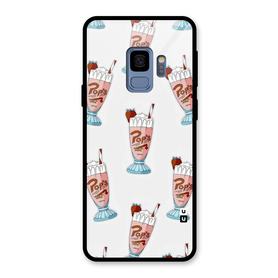 Shake Design Glass Back Case for Galaxy S9