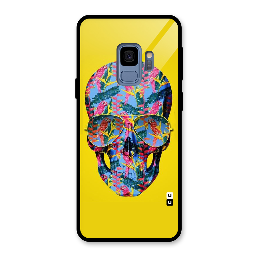 Skull Swag Glass Back Case for Galaxy S9