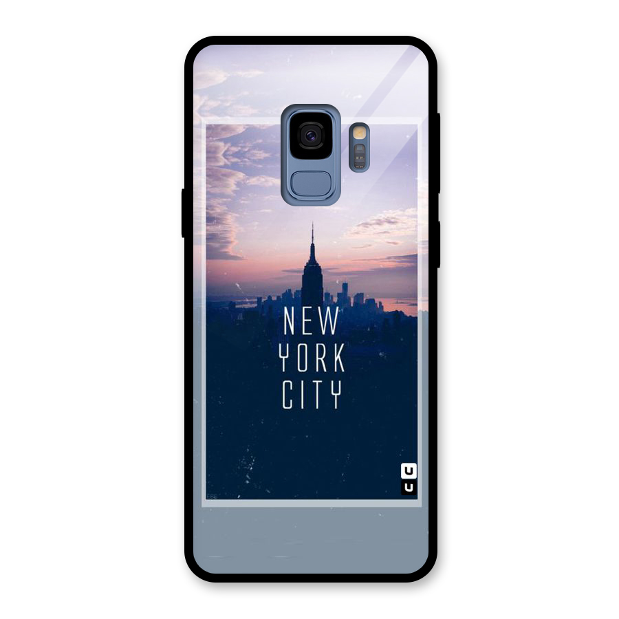 Sleepless City Glass Back Case for Galaxy S9