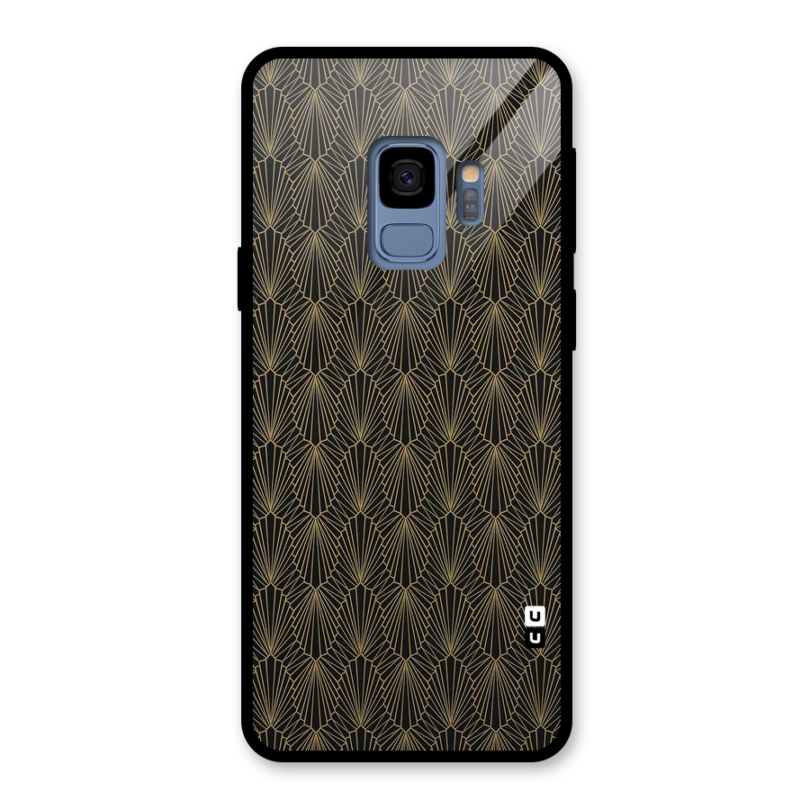 Small Hills Lines Glass Back Case for Galaxy S9