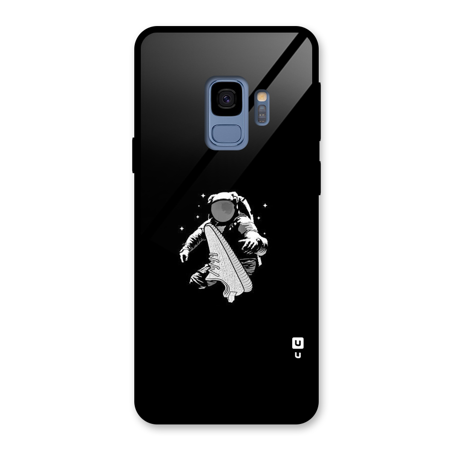 Space Shoe Glass Back Case for Galaxy S9