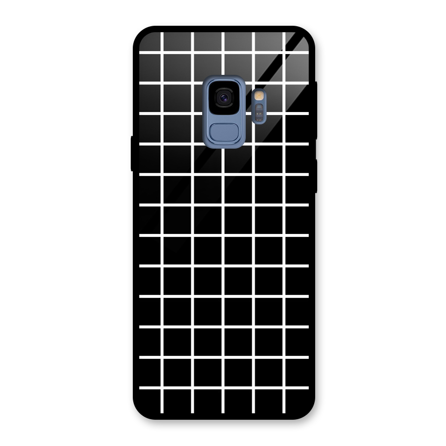 Square Puzzle Glass Back Case for Galaxy S9