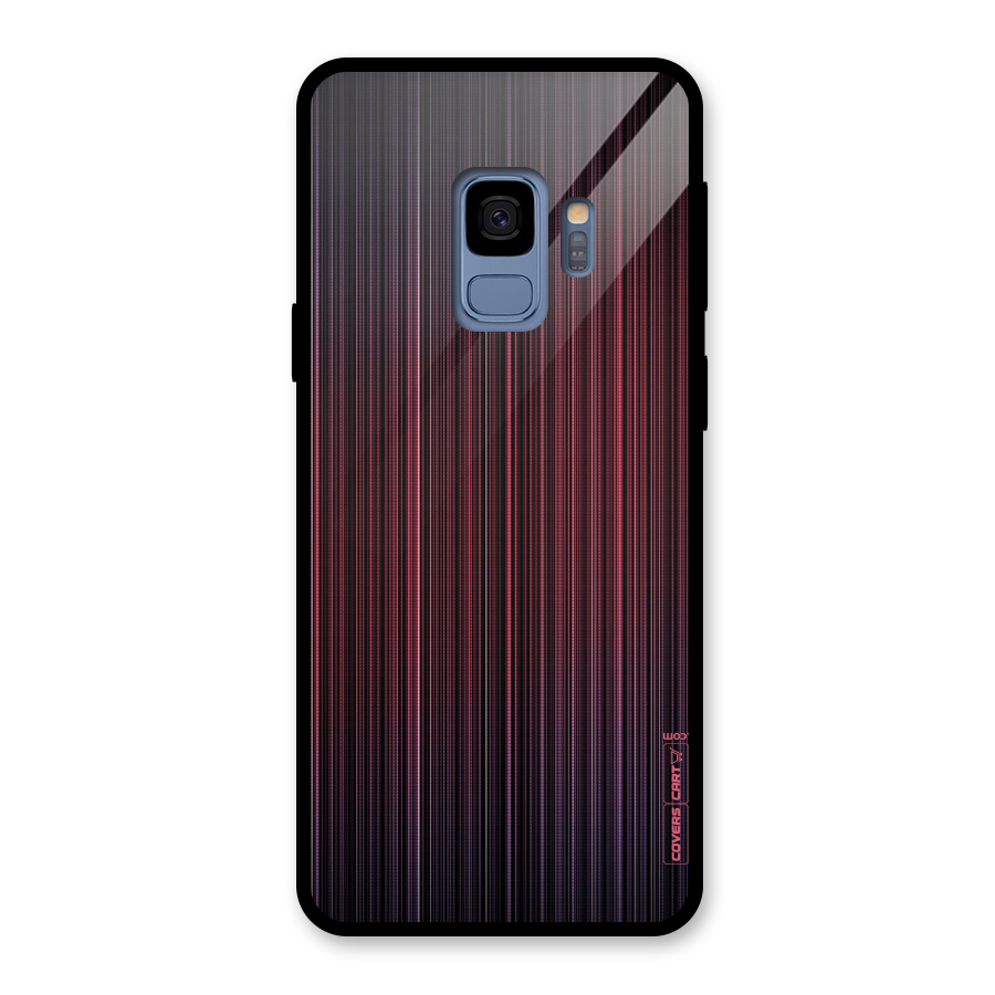 Stripes Gradiant Glass Back Case for Galaxy S9