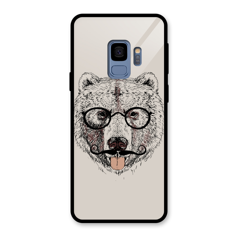 Studious Bear Glass Back Case for Galaxy S9