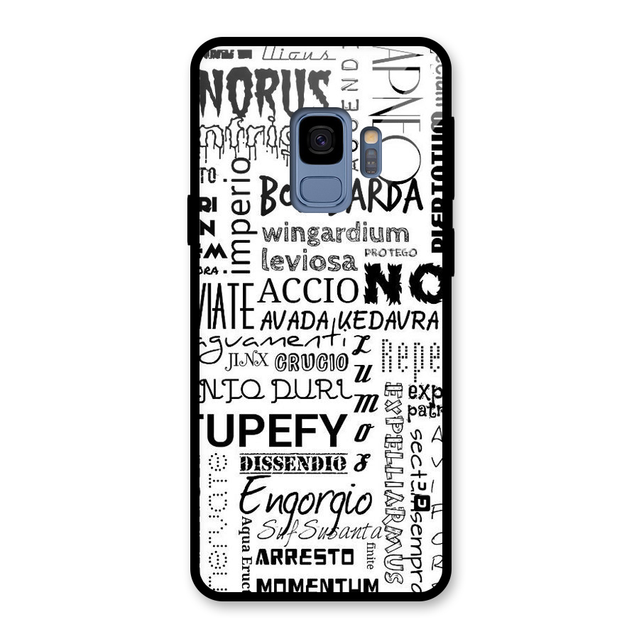 Stupefy Glass Back Case for Galaxy S9