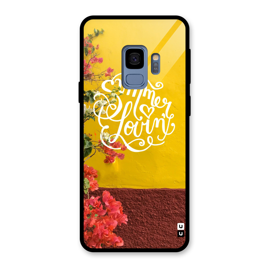 Summer Lovin Glass Back Case for Galaxy S9