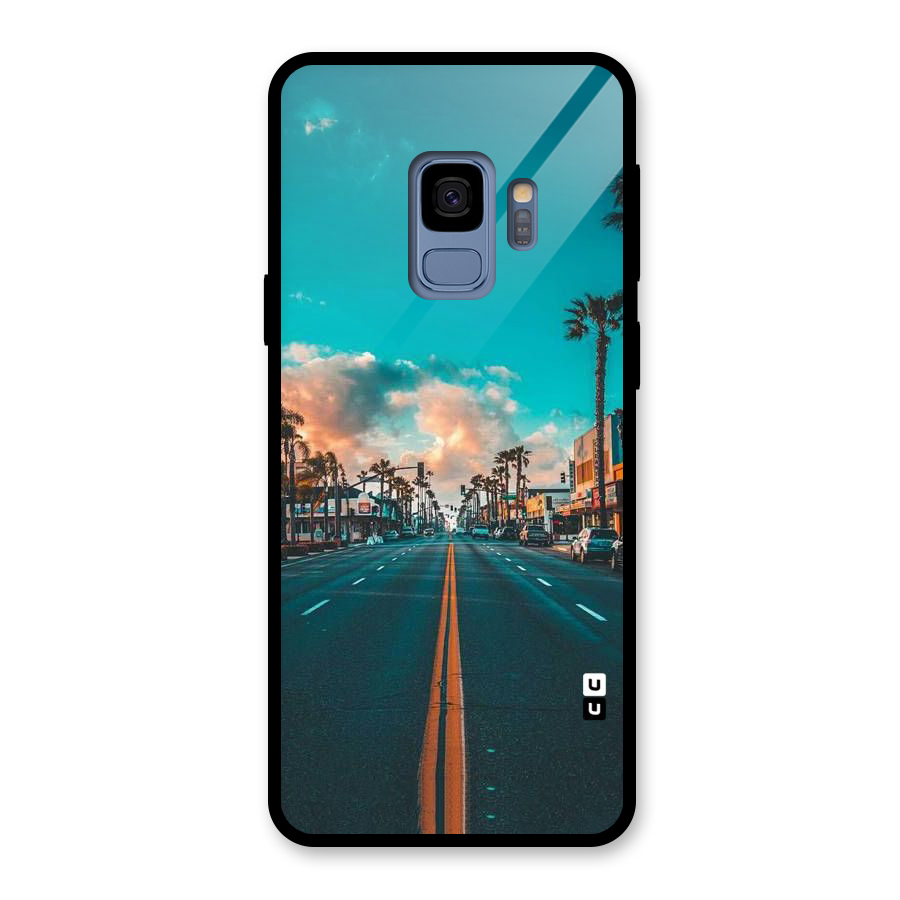 Sundown Road Glass Back Case for Galaxy S9