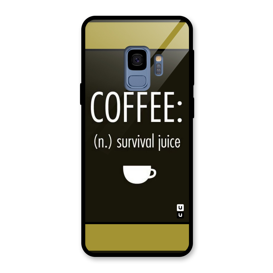 Survival Juice Glass Back Case for Galaxy S9