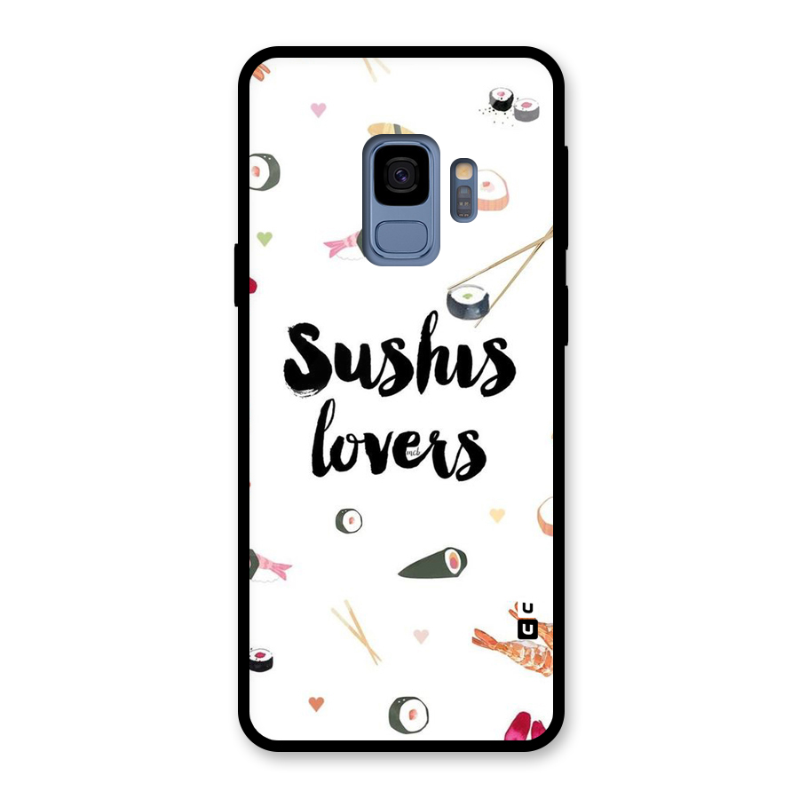 Sushi Lovers Glass Back Case for Galaxy S9