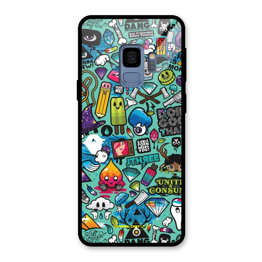 Sweet Candies Glass Back Case for Galaxy S9