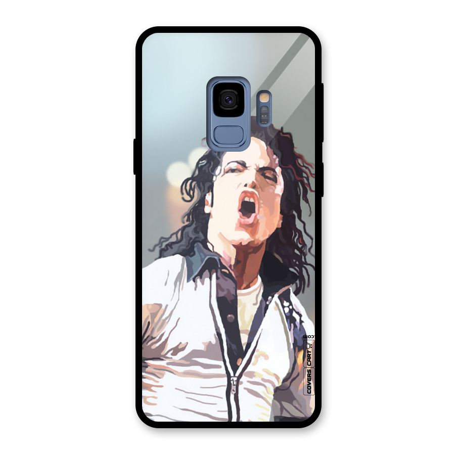 The Legend Michael Jackson Glass Back Case for Galaxy S9