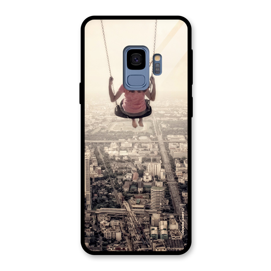 Top Of The World Glass Back Case for Galaxy S9