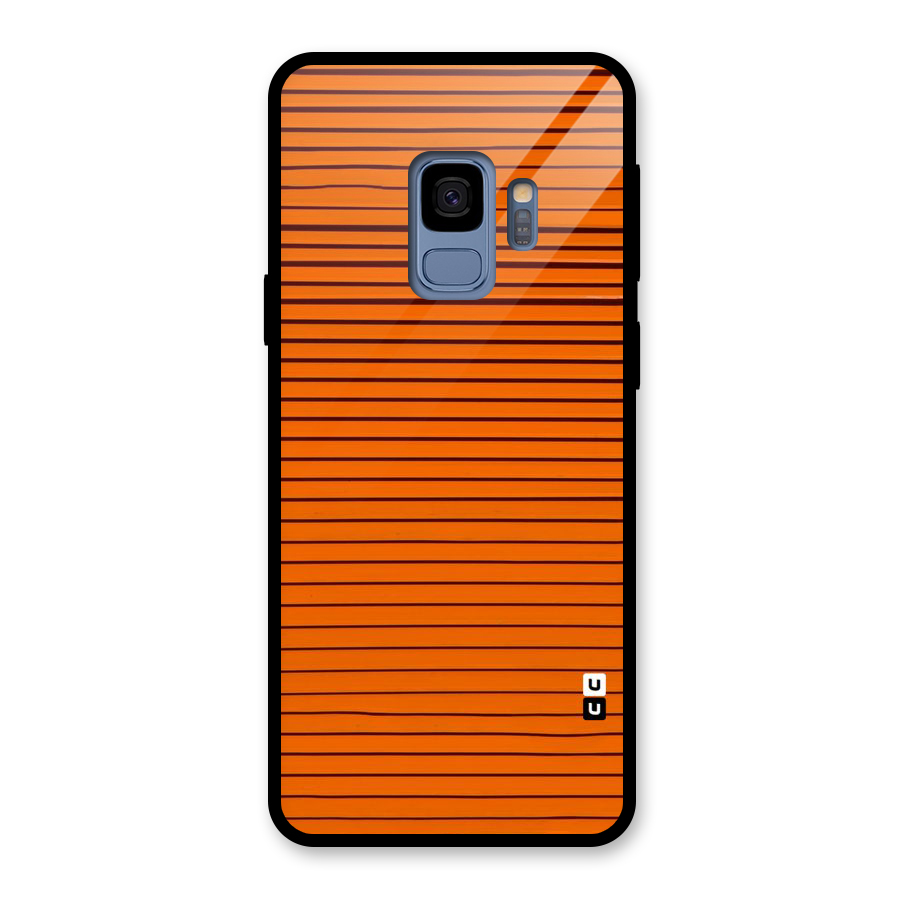 Trippy Stripes Glass Back Case for Galaxy S9