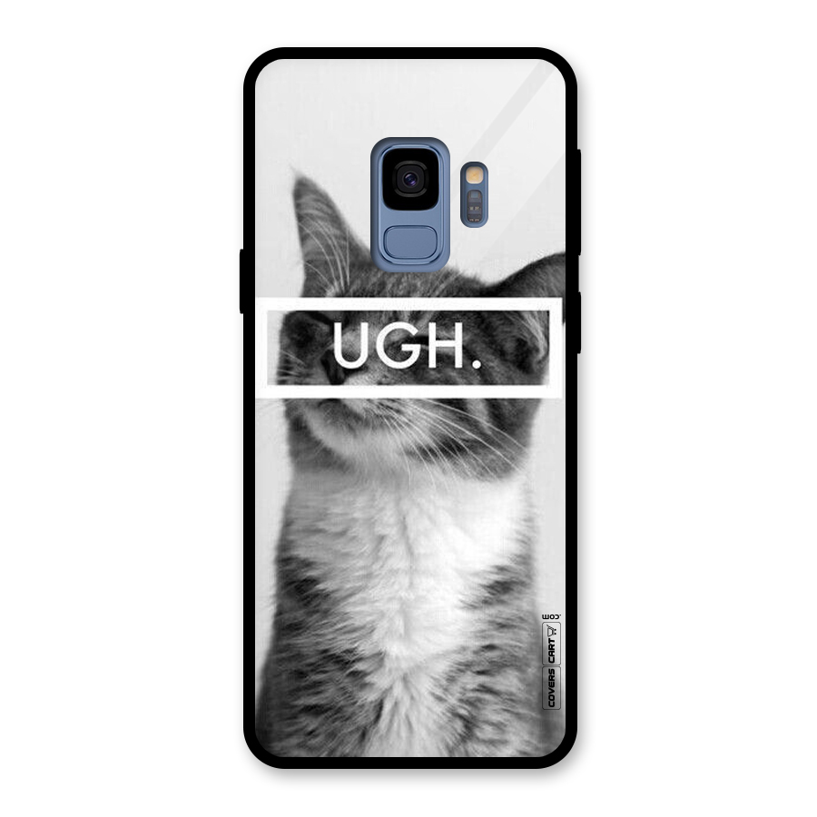 Ugh Kitty Glass Back Case for Galaxy S9