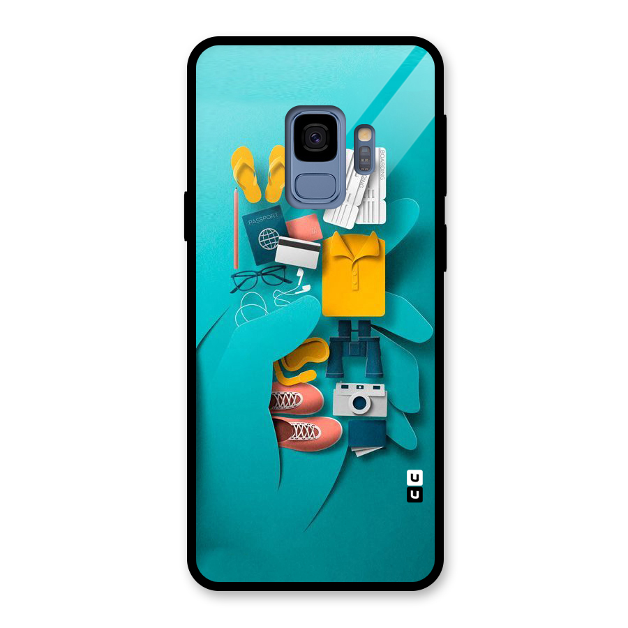 Vacay Vibes Glass Back Case for Galaxy S9
