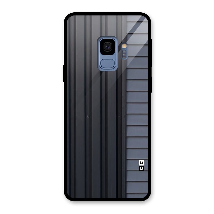 Vertical Horizontal Glass Back Case for Galaxy S9