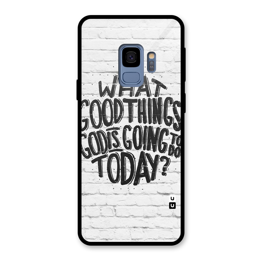 Wall Good Glass Back Case for Galaxy S9
