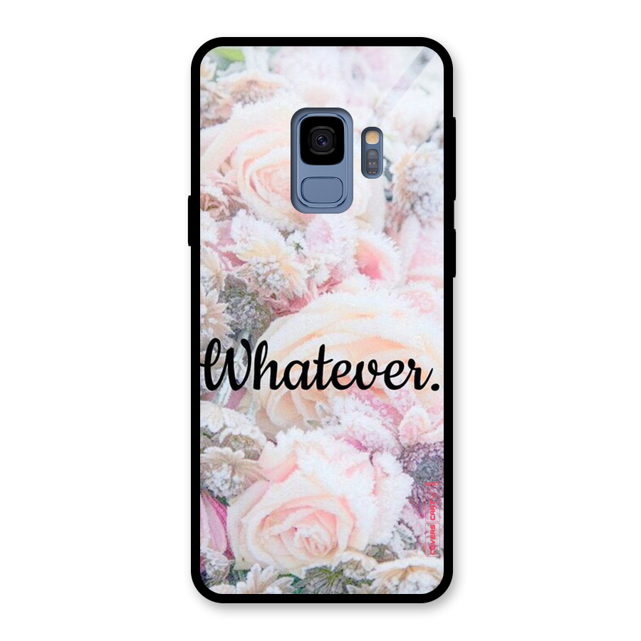 Whatever Glass Back Case for Galaxy S9