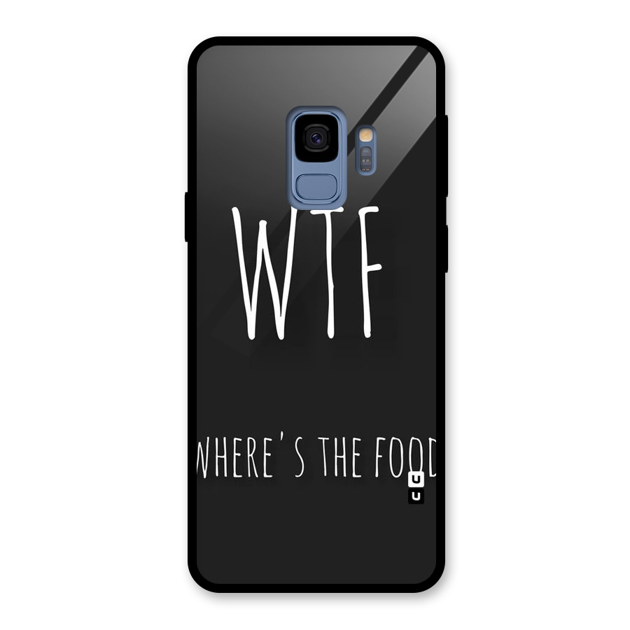Where The Food Glass Back Case for Galaxy S9