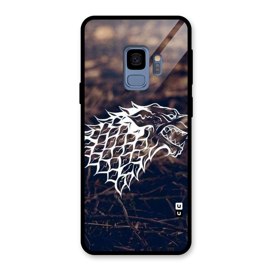 Wolf In White Glass Back Case for Galaxy S9