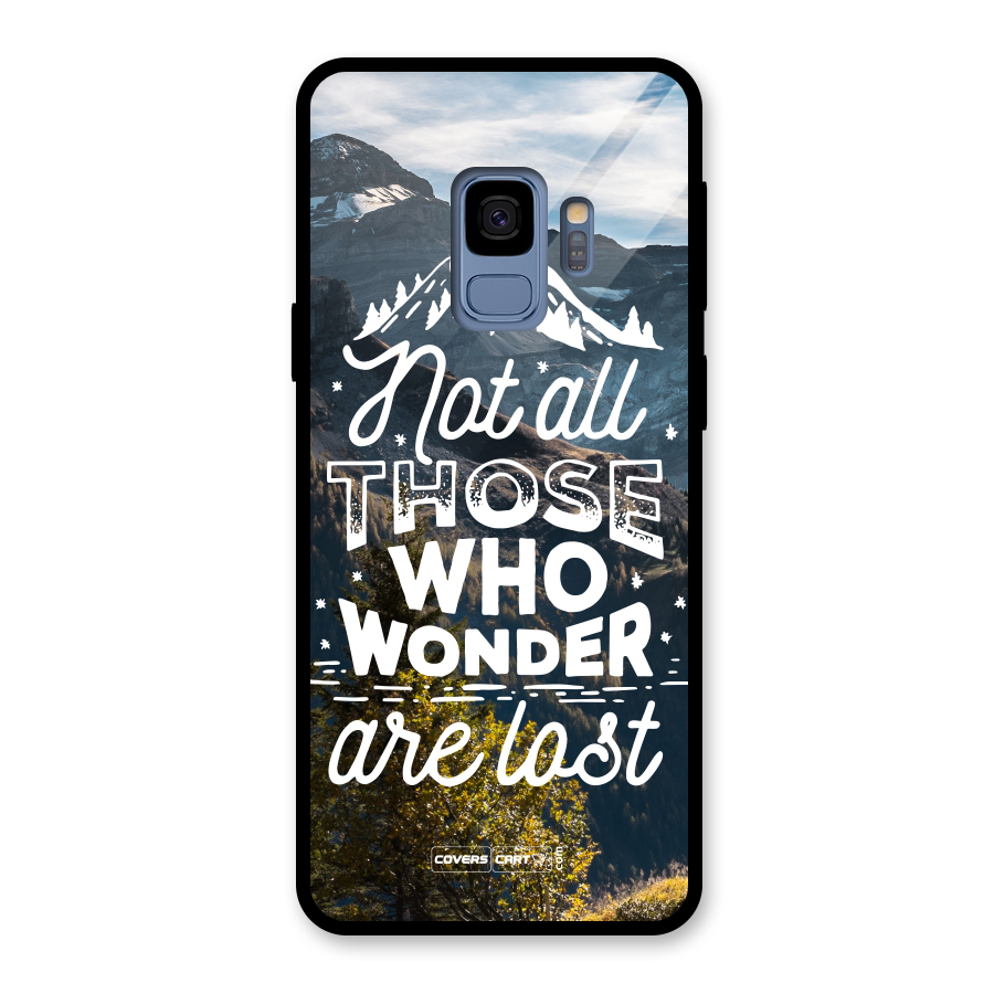 Wonder Lost Glass Back Case for Galaxy S9