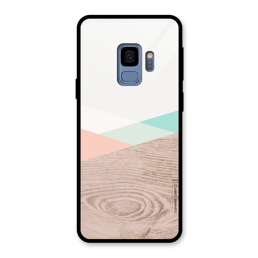 Wooden Fusion Glass Back Case for Galaxy S9