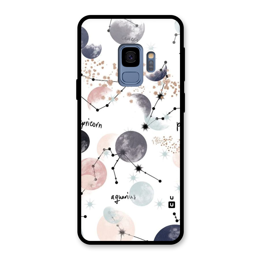 Zodiac Glass Back Case for Galaxy S9