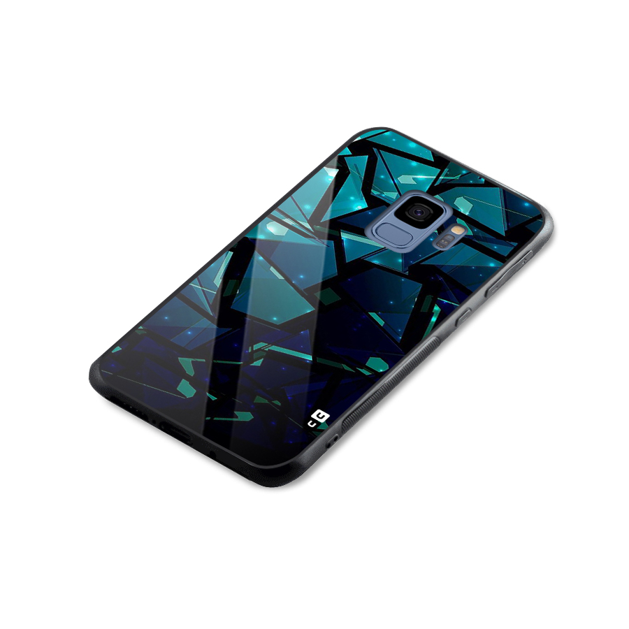 Abstract Glass Design Glass Back Case for Galaxy S9