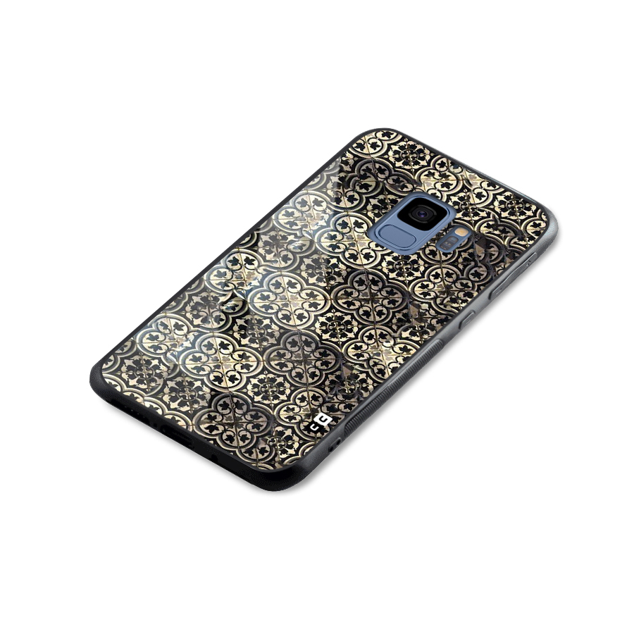 Abstract Tile Glass Back Case for Galaxy S9