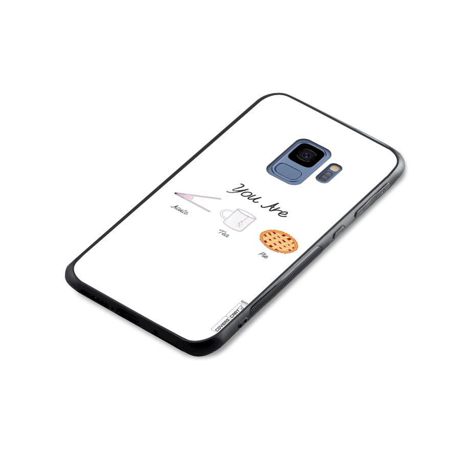 Acute Tea Pie Glass Back Case for Galaxy S9