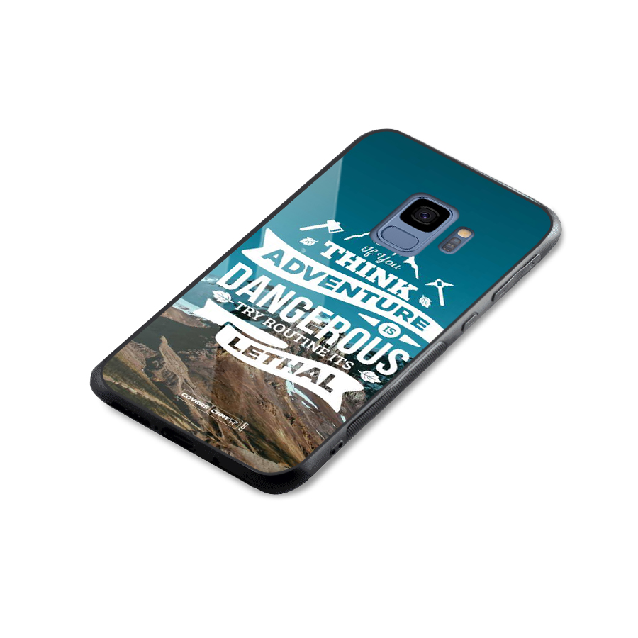 Adventure Dangerous Lethal Glass Back Case for Galaxy S9