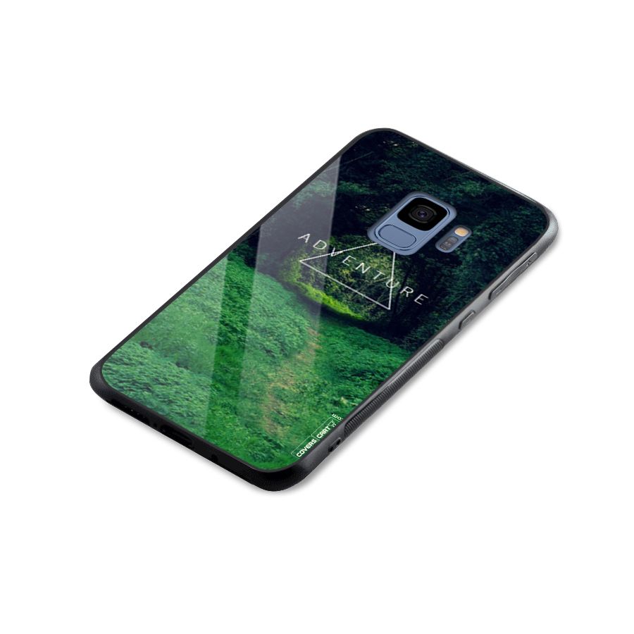 Adventure Take Glass Back Case for Galaxy S9
