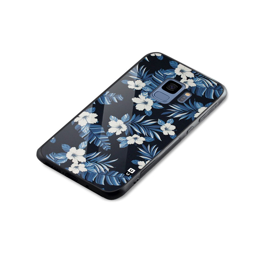 Aesthicity Floral Glass Back Case for Galaxy S9