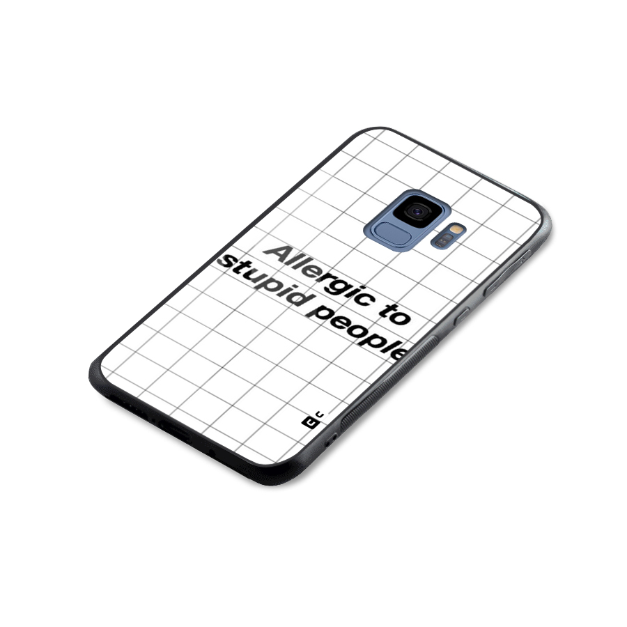 Allergic Glass Back Case for Galaxy S9