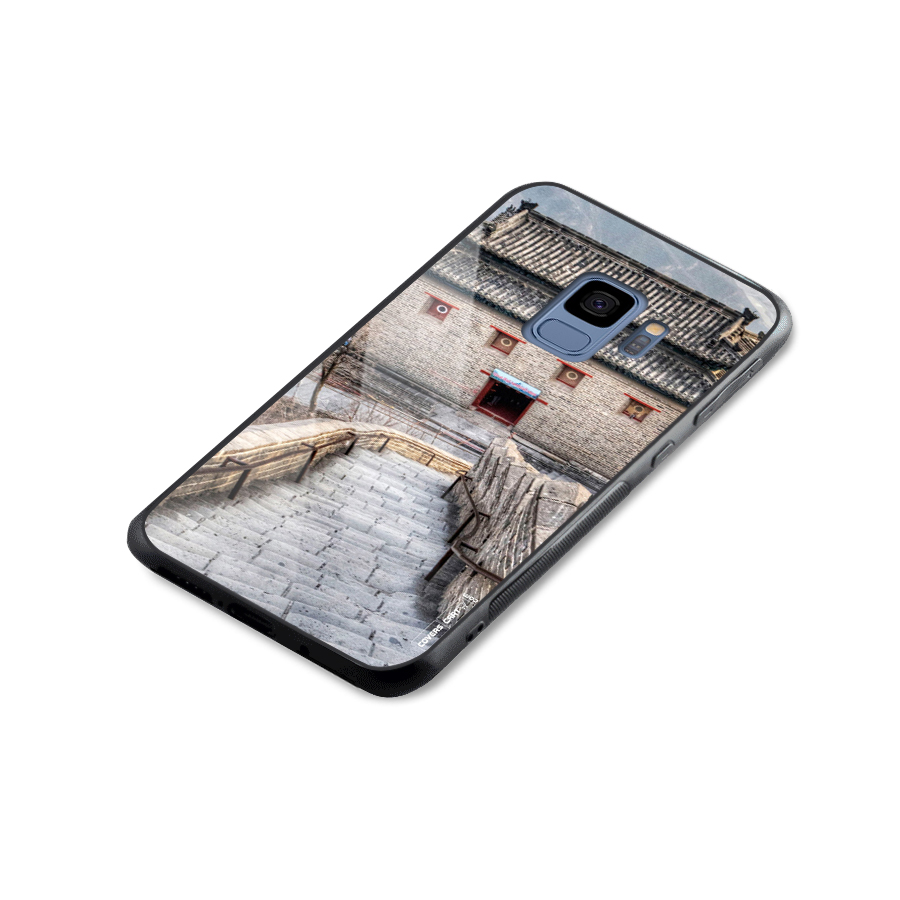 Ancient Strairs Glass Back Case for Galaxy S9