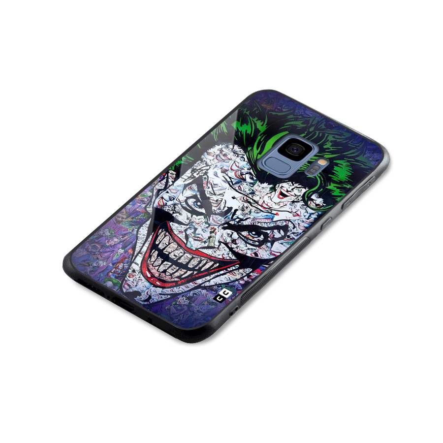 Art Face Glass Back Case for Galaxy S9