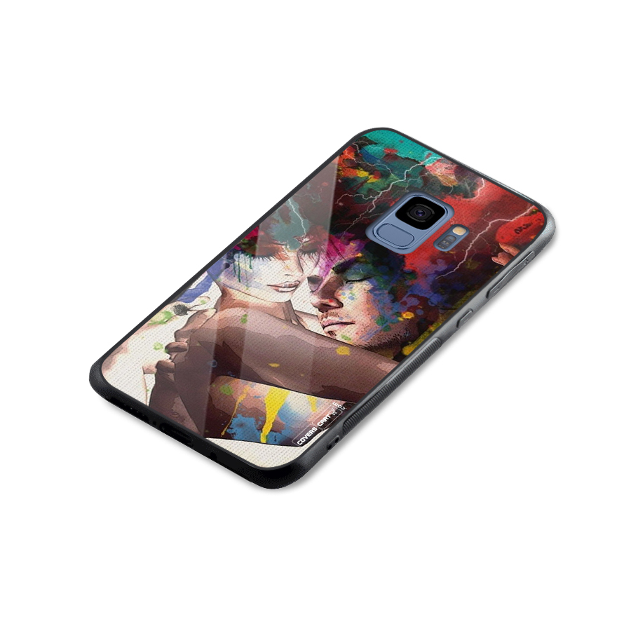 Artsy Romance Glass Back Case for Galaxy S9