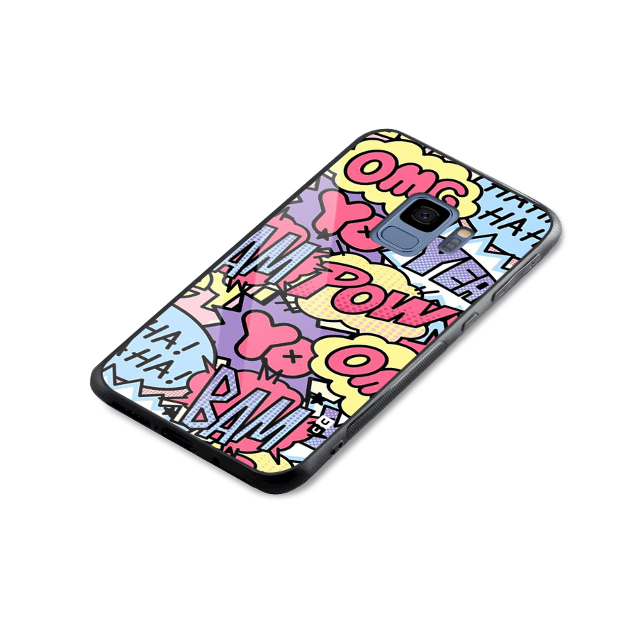 Bam Omg Glass Back Case for Galaxy S9