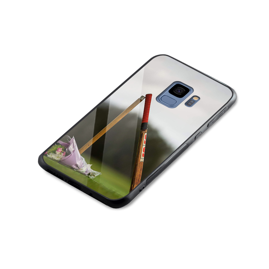 Bat Wicket Glass Back Case for Galaxy S9