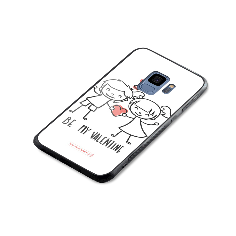 Be My Valentine Glass Back Case for Galaxy S9