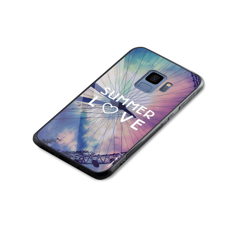 Beach Dreams Glass Back Case for Galaxy S9
