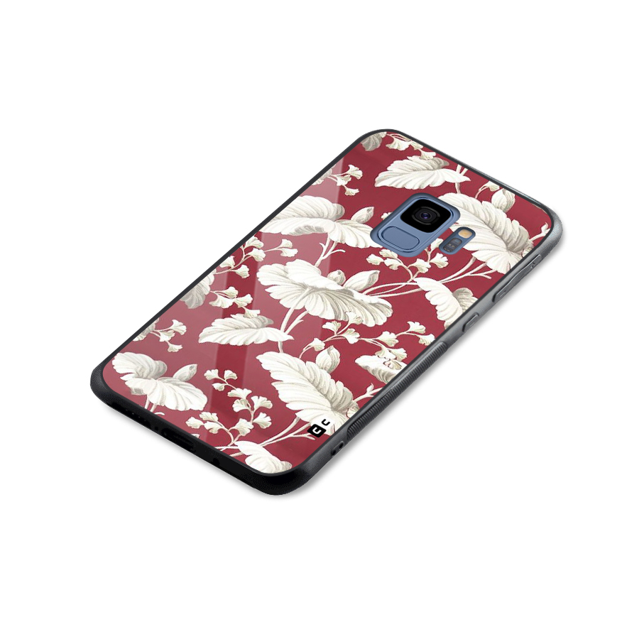 Beautiful Petals Glass Back Case for Galaxy S9