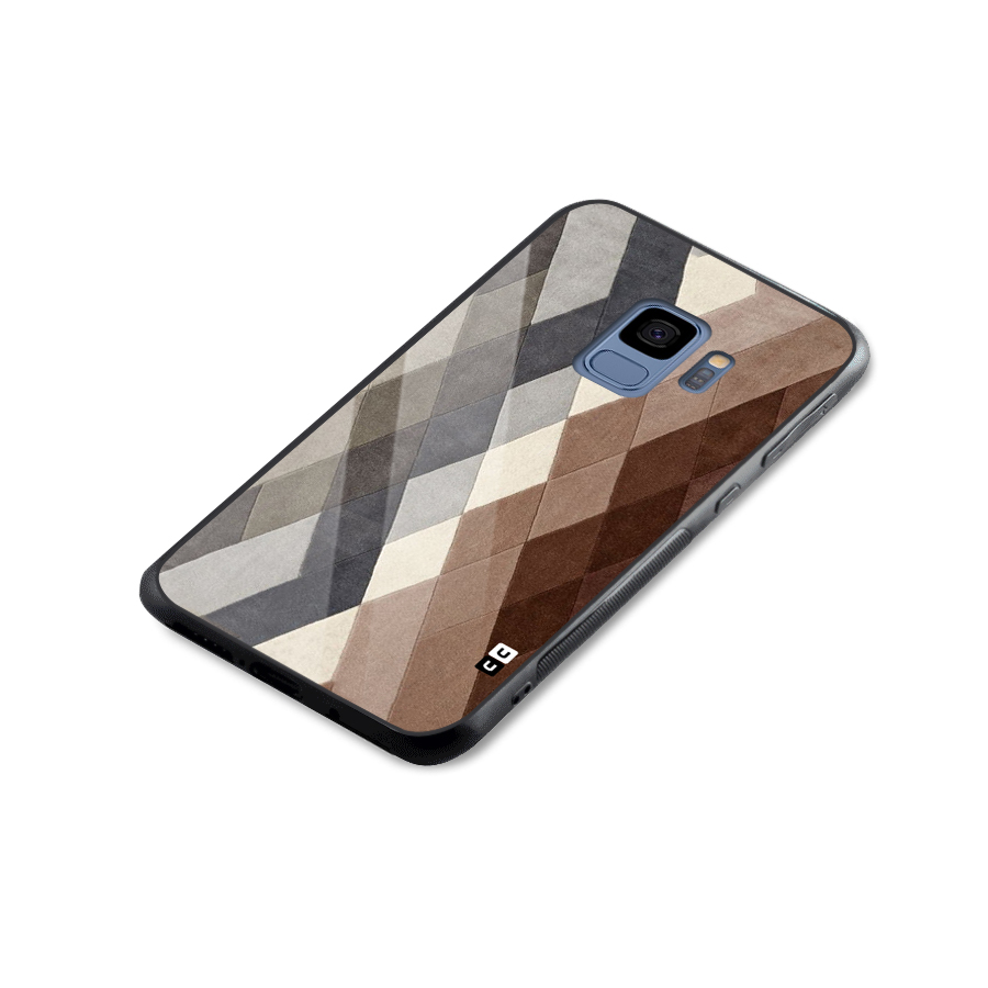 Beautiful Shades Of Diamonds Glass Back Case for Galaxy S9